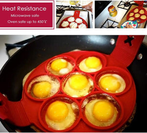 Pancake Molds Ring Fried Egg Mold Reusable Silicone Non Stick Pancake Maker Egg Ring Maker