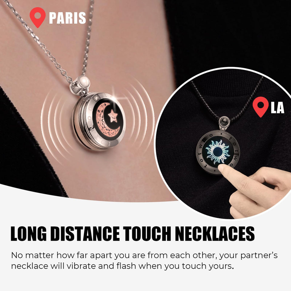 TOTWOO Long Distance Touch Necklace