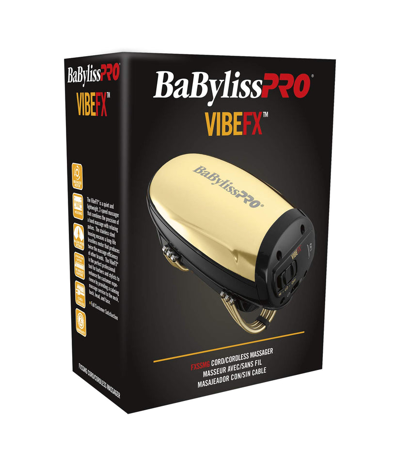 BaBylissPRO VIBEFX 2-Speed Cord/Cordless Massager