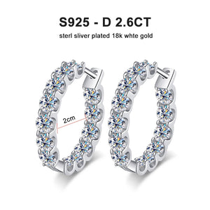 KNOBSPIN Moissanite Earring 925