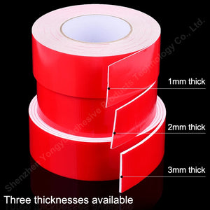 Super Strong Double side Adhesive foam Tape for Mounting Fixing Pad Sticky Elasticity Soft Temperature Resistant PE Sponge Tape