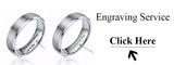 Tigrade 4/6/8/10mm Silver Color Men's Titanium Ring Brushed Man Wedding Band Engagement Rings Male Jewelry Couple anel feminino