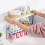 Home Closet Organizer Storage Shelf for Kitchen Rack Space Saving Wardrobe Decorative Shelves Cabinet Holders