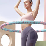 Fitness Yoga Loop Weight Loss Circle Weighted Hoop Waist Exercise Slimming Sport Hoop Massage Bodybuilding Gym Shape Thin Waist