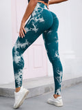 Tie Dye Yoga Pants Sport Leggings Women Seamless High Waist Push Up Woman Tights Fitness Workout Leggins Gym Clothing