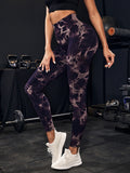 Tie Dye Yoga Pants Sport Leggings Women Seamless High Waist Push Up Woman Tights Fitness Workout Leggins Gym Clothing