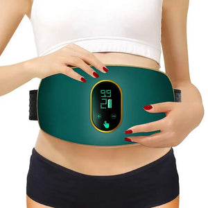 Slimming Belly Belt Massager Fat Spinning Machine Fiber Waist Belt Waist Fitness Weight Loss Shaping USB Rechargeable Massager