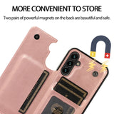 Luxury Slim Fit Wallet Magnetic Flip Leather Case For Samsung Galaxy S24 Ultra S23 S22 S21 Plus S20 FE S10E S10 S9 S8 Note 20