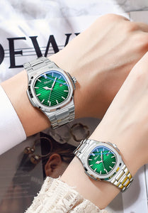 CHENXI Couple Watches Pair Men And Women Fashion Luxury Quartz Wristwatches Ladies Clock 2023 New Product His Hers Watch Sets