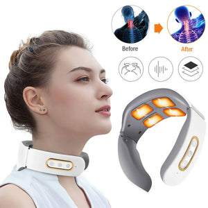 Electric Neck Pulse Massager 4 Head