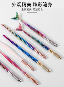 1 Pc Microblading Manual Crystal Acrylic Tattoo Pen Permanent Makeup Eyebrow Tools Multi-Usage For Flat or Round Needles