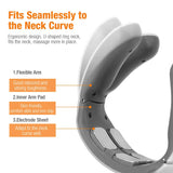 Electric Neck Pulse Massager 4 Head