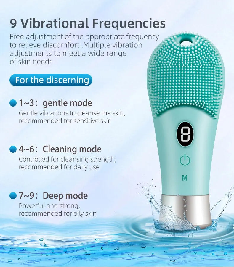 Electric Sonic  Hot Facial Cleanser