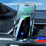 Wireless Charger Automatic Car Phone Holder Infrared Induction