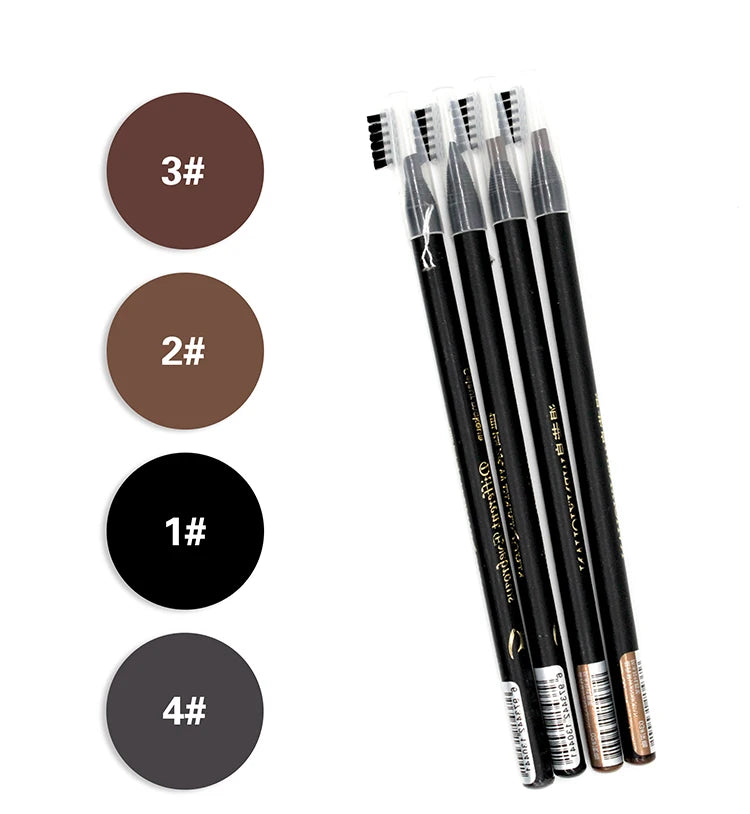 10PCS PMU Mapping Pencil For Eyebrows Microblading Permanent Eyebrow MakeUp Waterproof Natural Long Lasting PMU Micro Tools