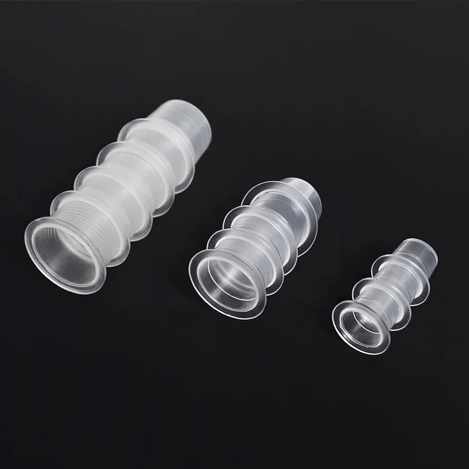 100PCS S/M/L Disposable Tattoo Ink Cups Pigment Clear Holder Container Cap Tattoo Accessory Permanent Makeup