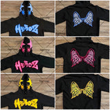 3D letter wings foam loose pullover hoodie women high street hip-hop clothing retro Harajuku casual oversized sweatshirt women