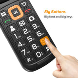 UNIWA V909T Big Push-Button 4G Flip Phone Dual Screen 0.3MP Camera FM Radio Russian Hebrew Keyboard 2250mAh Clamshell Cellphone