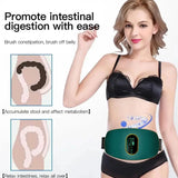 Slimming Belly Belt Massager Fat Spinning Machine Fiber Waist Belt Waist Fitness Weight Loss Shaping USB Rechargeable Massager