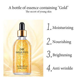 2pcs 24K Gold Foil Essence Facial Serum