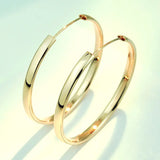 Senlissi 18K Gold Plated Hoop Earrings 925