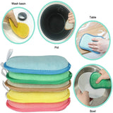 4pcs Anti-microbial Cleaning Sponge Magic Sponge Melamine Sponges Kitchen Sponge for Washing Dishes Kitchen Scourer Pan Brush