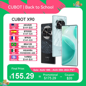 CUBOT X90, New Smartphone Android 14, 6.67" AMOLED Curved 120Hz Display, 32GB RAM(16GB+16GB), 256GB ROM, Helio G99, 100MP, NFC