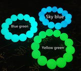 Luminous Bracelets For Women Men Fluorescent Natural Stone Bracelet Night Light Glowing Beads Bangle Fashion Jewelry Couple Gift