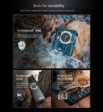 Oukitel WP21 Rugged Cell Phone Night Vision, 9800 mAh, Mobile phone 12GB+256GB, 64MP Camera, Smartphone 66W,120 Hz Helio G99