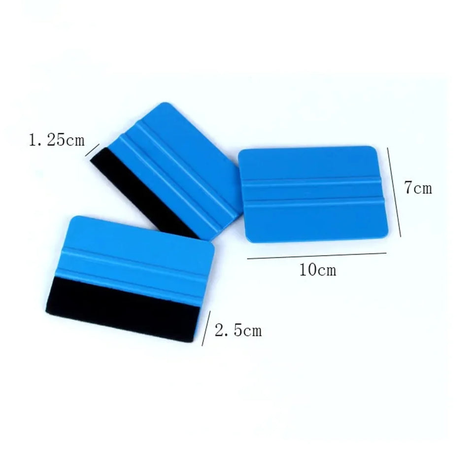 Vinyl Wrap Film Card Squeegee Foil Wrapping Suede Felt Scraper Auto Car Styling Body Kits Sticker Accessories Window Tint Tools