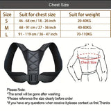 Posture Corrector Clavicle Spine Back Belt Adjustable Unisex Upper Back Shoulder Lumbar Posture Correction