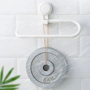 Multi-function Bathroom Towel Paper Roll Rack Vacuum Suction Cup Kitchen Bathroom Holder