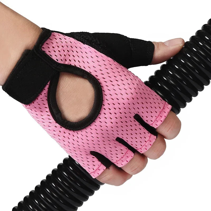 Gym Gloves for Women Men Fitness Dumbbells Workout Gloves Half Finger Breathable Non-slip Gel Pad Bodybuilding Training Gloves