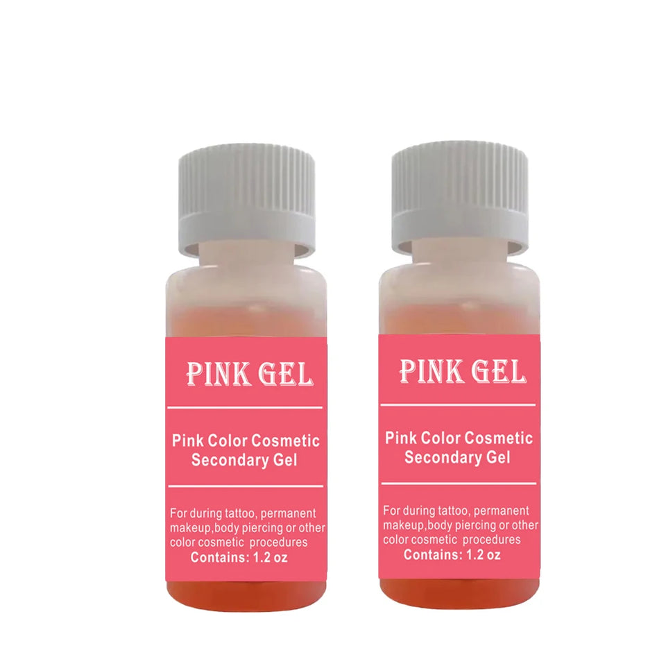 Tattoo Pink Gel for During Permanent Makeup Tattoo Accessoires 1.2 OZ.