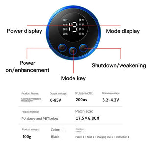 Neck Massager Lcd Display