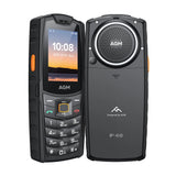 AGM M6 Rugged Phone - Loud 103dB Speaker, 2.4" Screen, 4G Dual SIM, 2500mAh Battery, BT5.1, FM Radio, IP68/IP69K-Senior-Friendly