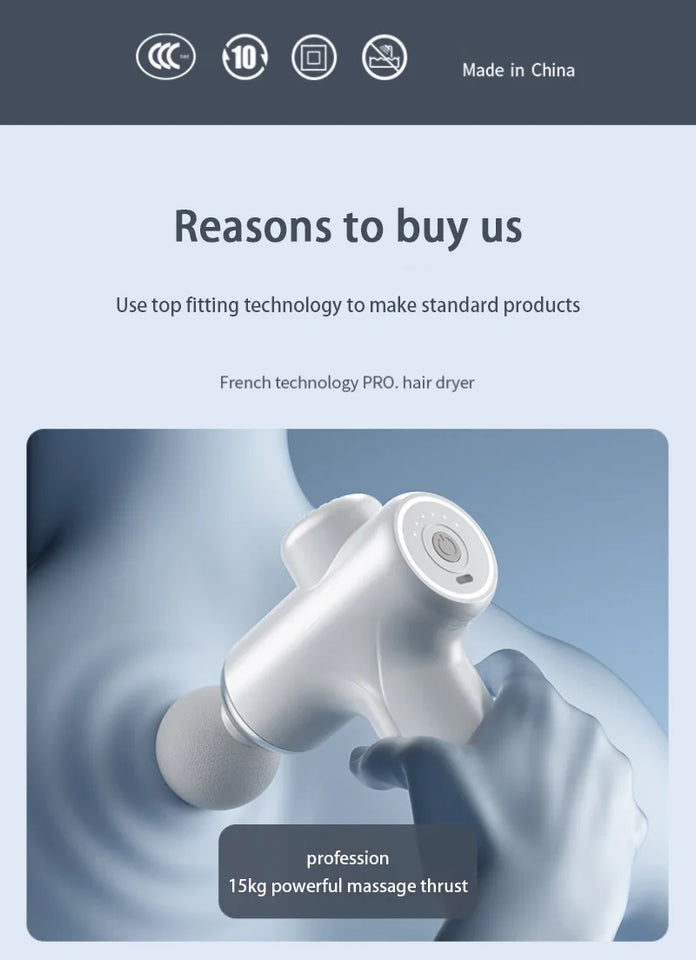 Xiaomi MIJIA Electric Massager Mini Fascia Gun Fitness Professional Massager Portable Home Multi Functional Exercise Hammer