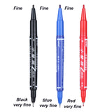 10pcs Black/Blue/Red Eyebrow Tattoo Skin Marker Pen Tools Microblading Accessories Tattoo Marker Pen Permanent Makeup