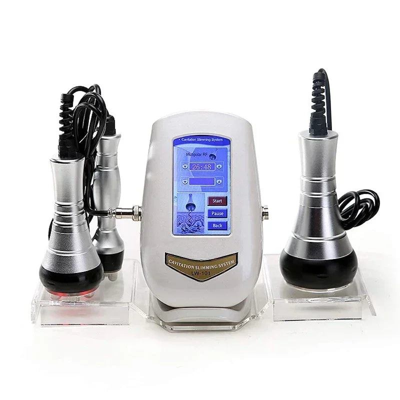 RF Tool 40K Cavitation Ultrasonic Body Slimming Machine Multi-Polar Radio Frequency Anti-Wrinkle Rejuvenation Skin Lift Tighten