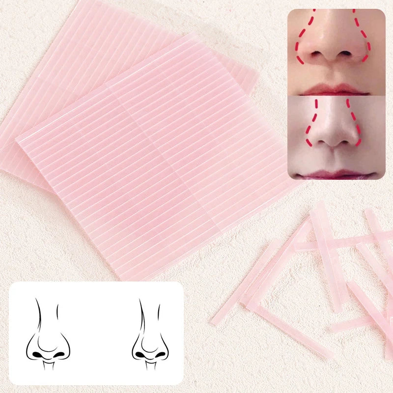 100 Strips/Sheet Disposable Invisible Thin Nose Stickers For Nose Face Skincare Beauty Ultra Thin Paper Facial For Beauty Salon