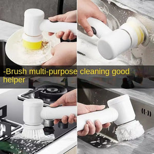 Multi-Functional Electric Brush for Household Cleaning