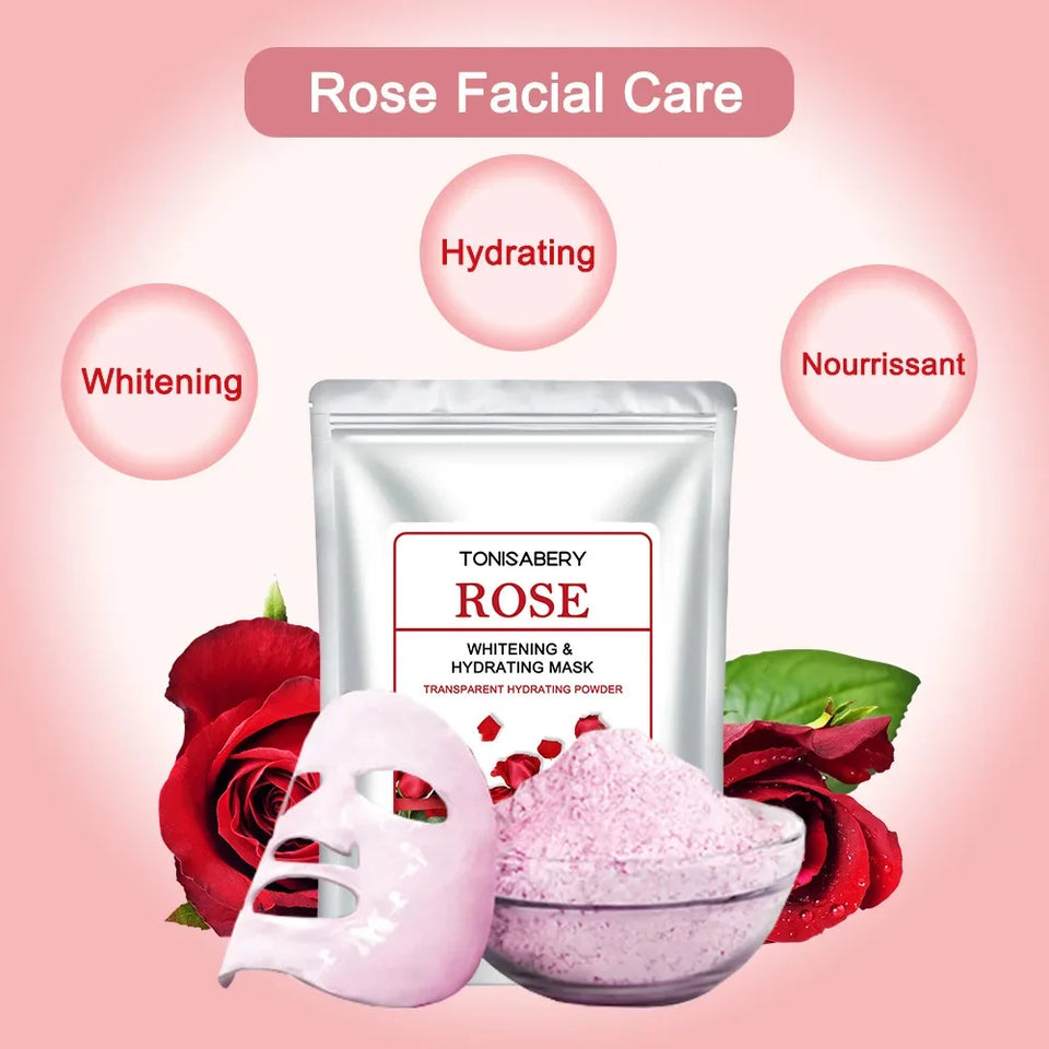 20g Hyaluronic Acid Rose Aloe Chamomile Powder Facial Masks Wrinkles Removal Anti-Aging Lighten Tone Nourishing Beauty Skincare