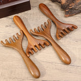 Wooden Meridian Massage Comb Health Head Therapy Scalp Relaxation Facial Scraping Massager Relaxation Body Tool