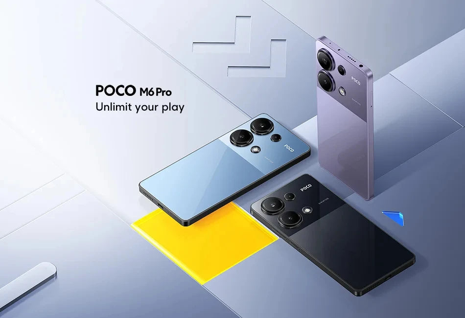 POCO M6 Pro Smartphone Global Version MediaTek Helio G99 Ultra 6.67" 120Hz AMOLED Display 64MP Triple Camera 67W Turbo Charging