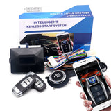 Universal Car Alarm Autostart Push One Button Start Stop System Remote start Engine Ignition Kit Keyless Entry Car Accessories