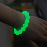 Luminous Bracelets For Women Men Fluorescent Natural Stone Bracelet Night Light Glowing Beads Bangle Fashion Jewelry Couple Gift