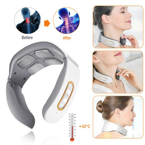 Electric Neck Pulse Massager 4 Head