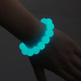 Luminous Bracelets For Women Men Fluorescent Natural Stone Bracelet Night Light Glowing Beads Bangle Fashion Jewelry Couple Gift