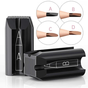 4 In 1 Eyebrow Pencil Sharpener Microblading Tattoo Marker Permanent Makeup Professional Eyebrow Pencil Sharpening Tip Thin Tool