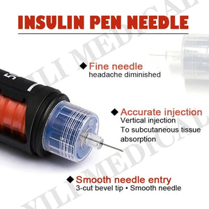 200pcs/box medical diabetic use Professional Home Health care Diabetes pen needle single use medical science